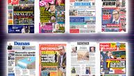 NASLOVNE STRANE SUTRAŠNJIH NOVINA: Prelistavanje štampe za sredu, 21. oktobar 2026. godine