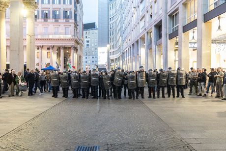 Protesti Italija, Milano