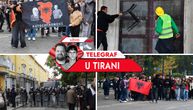 Protesti u Albaniji: Demonstranti se okupili ispred Ministarstva, razvijena i zastava "Velike Albanije"