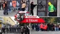 Protesti u Albaniji: Demonstranti se okupili ispred Ministarstva, razvijena i zastava "Velike Albanije"