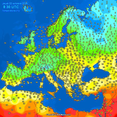 Trenutne temperature vazduha