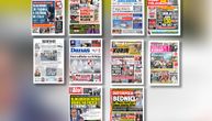 NASLOVNE STRANE SUTRAŠNJIH NOVINA: Prelistavanje štampe za subotu, 24. oktobar 2026. godine