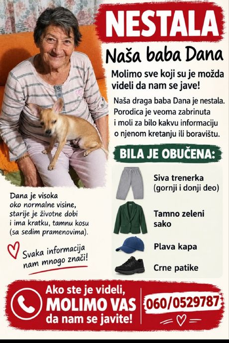 Nestala baka Dana