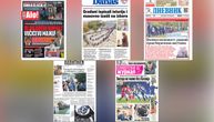 NASLOVNE STRANE SUTRAŠNJIH NOVINA: Prelistavanje štampe za ponedeljak, 26. oktobar 2026. godine