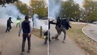 Težak incident ispred biračkog mesta u Pančevu: Izbila opšta tuča, ovo je snimak