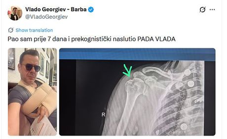Vlade Georgijev, Tvit