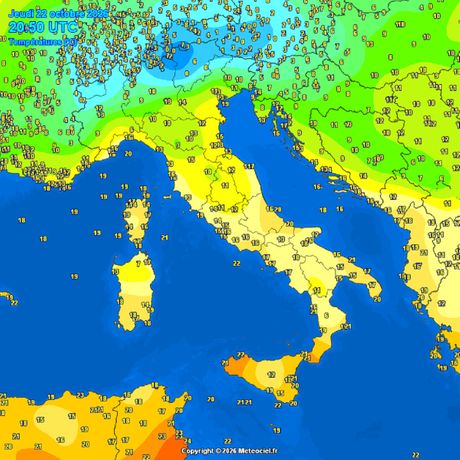 Trenutne temperature vazudha