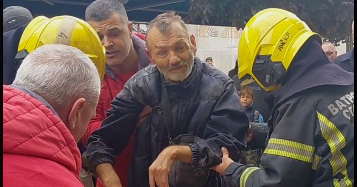 Miracle on St. Petka! Saša from Aleksinac almost lost his head in a shaft, rescued in a dramatic operation (PHOTO)