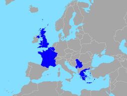Mapa Evrope, Pobednici u oba svetska Rata