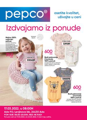 Pepco katalog - Pepco nedeljna akcija