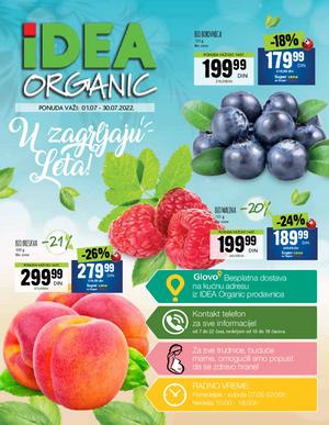 IDEA katalog - IDEA Organic mesečna akcija