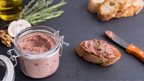 Mushroom and bean pâté
